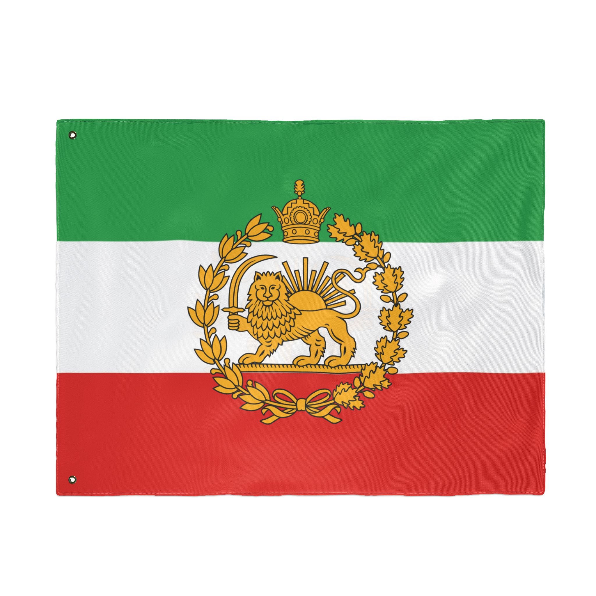 Modern Lion and Sun Imperial Large Flag