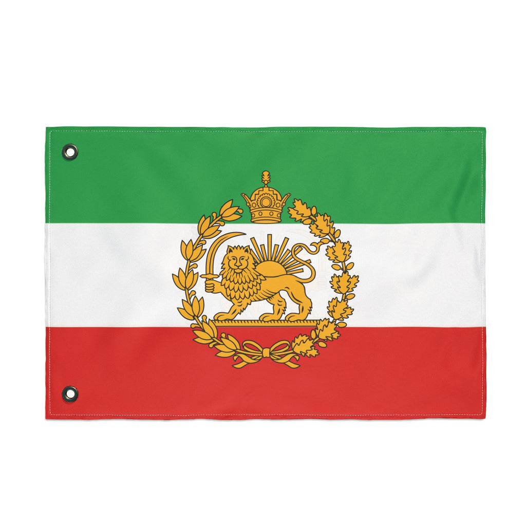 پرچم بزرگ شیر و خورشید تاج دار
