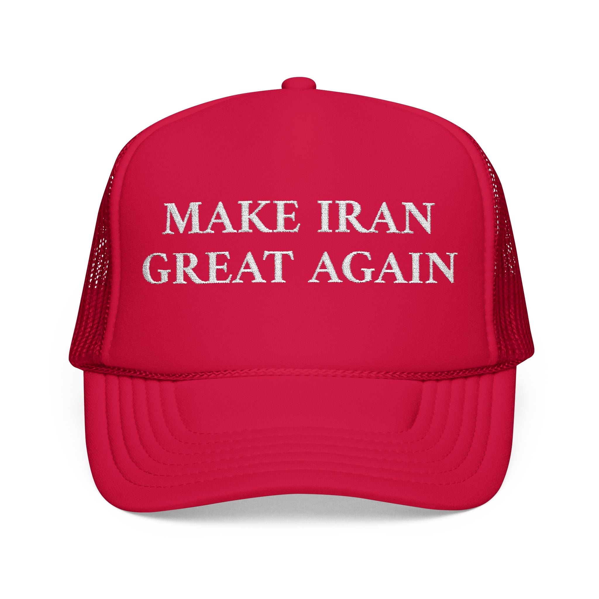 Make Iran Great Again Embroidered Trucker Hat