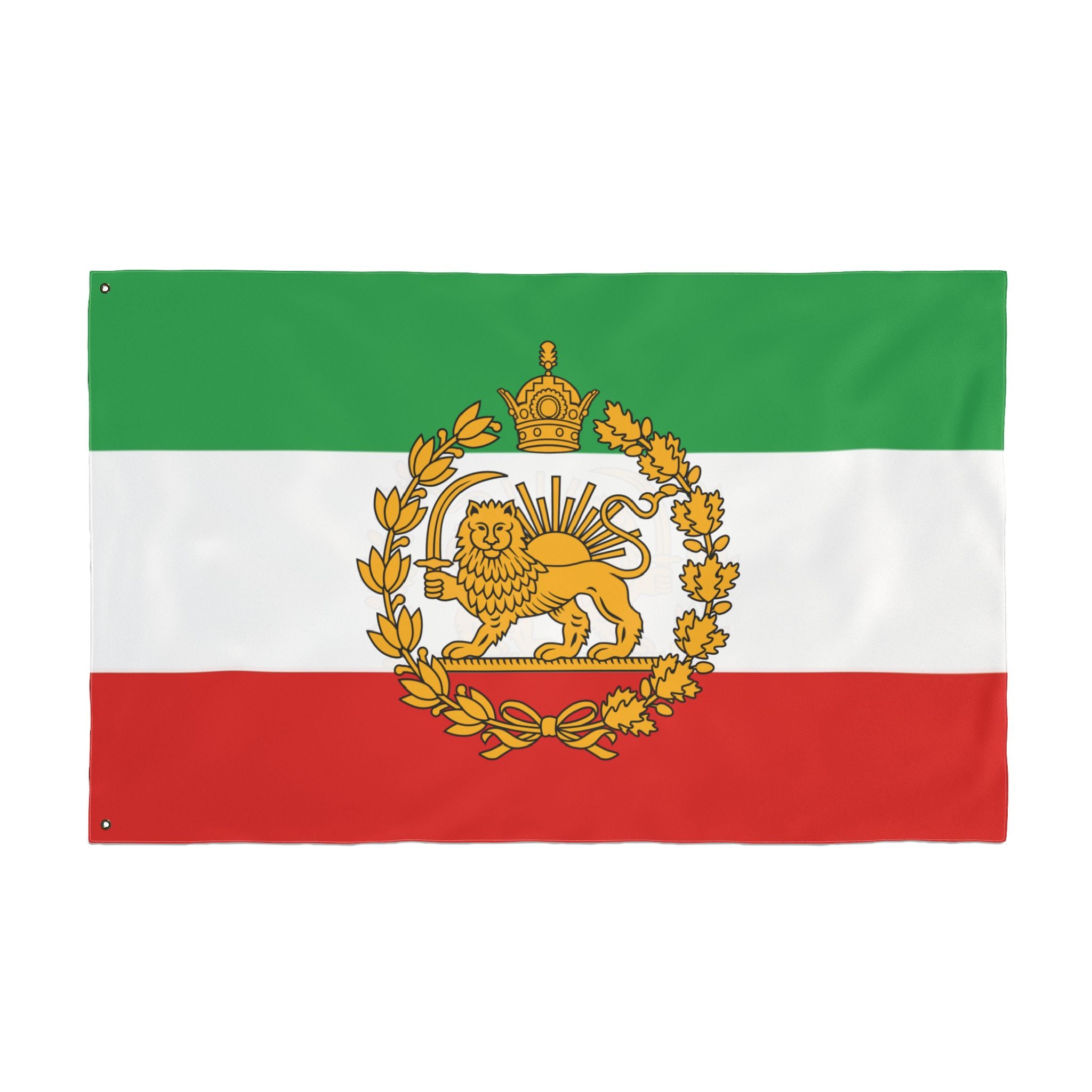 Modern Lion and Sun Imperial Large Flag