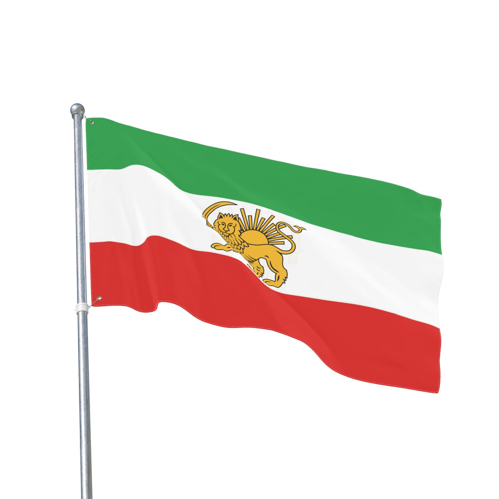 Iran Lion and Sun Large Outdoor Flag