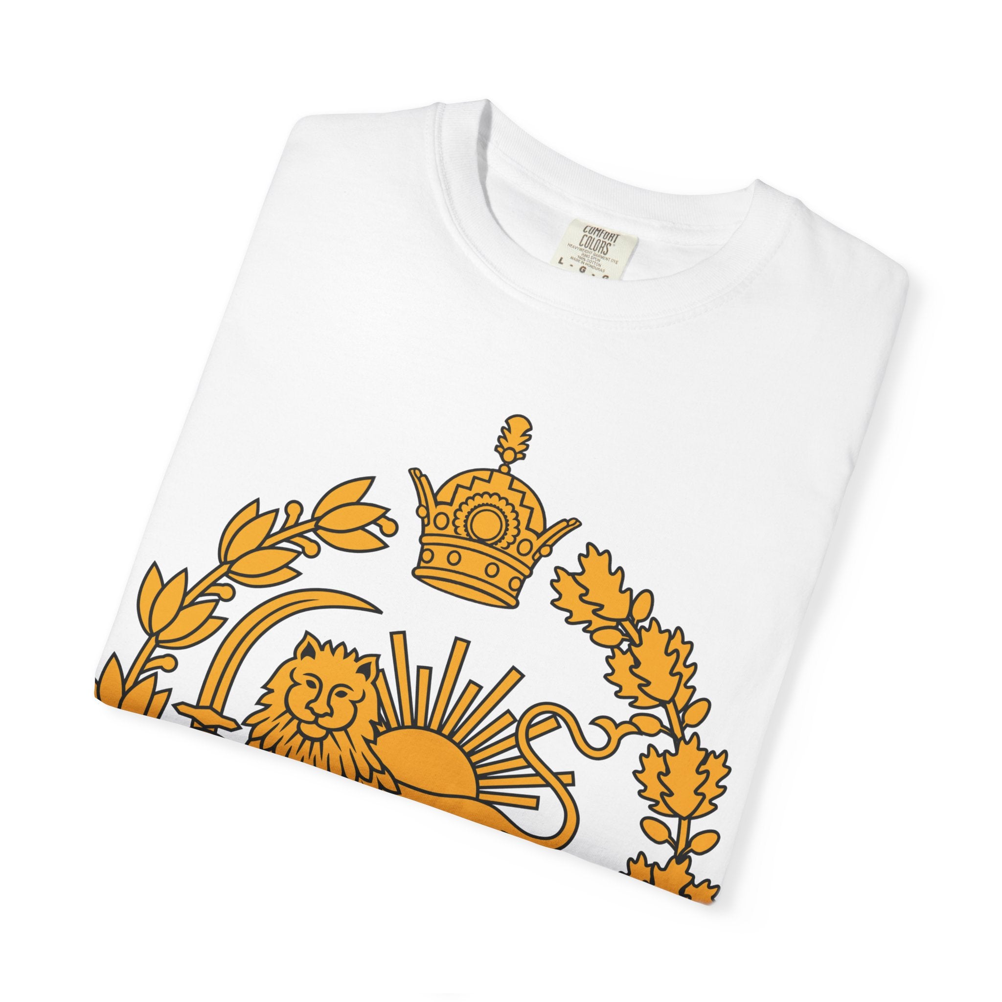 تی شرت شیر و خورشید تاج دار