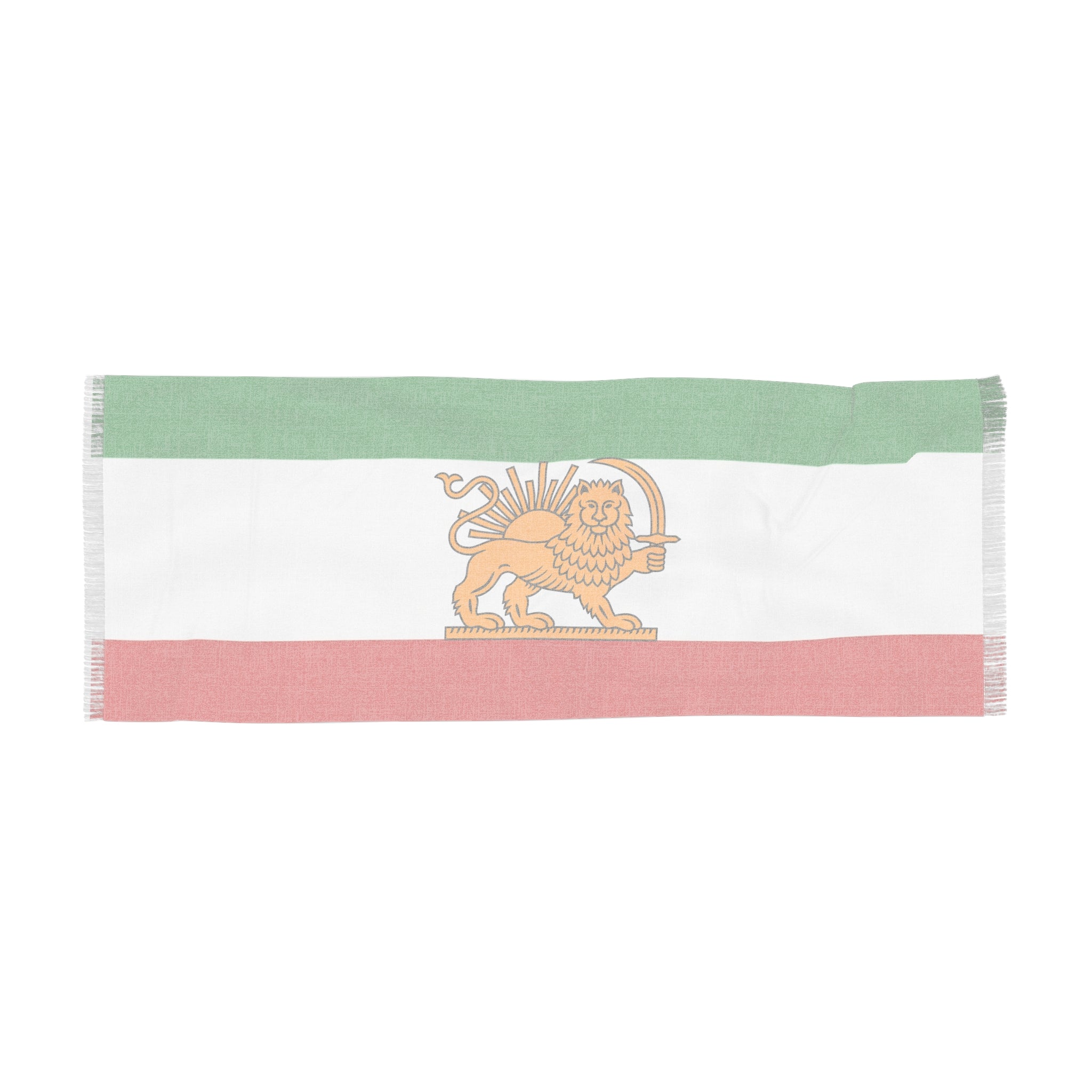 Iran Lion and Sun Flag Scarf
