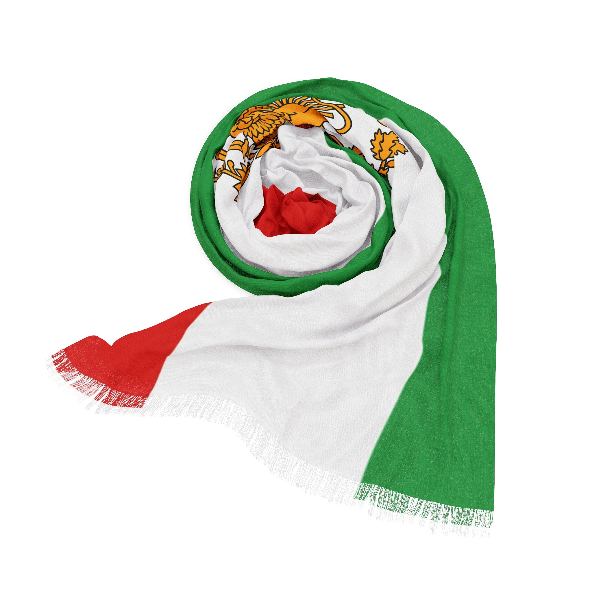 Iran Lion and Sun Monarchy Flag Scarf