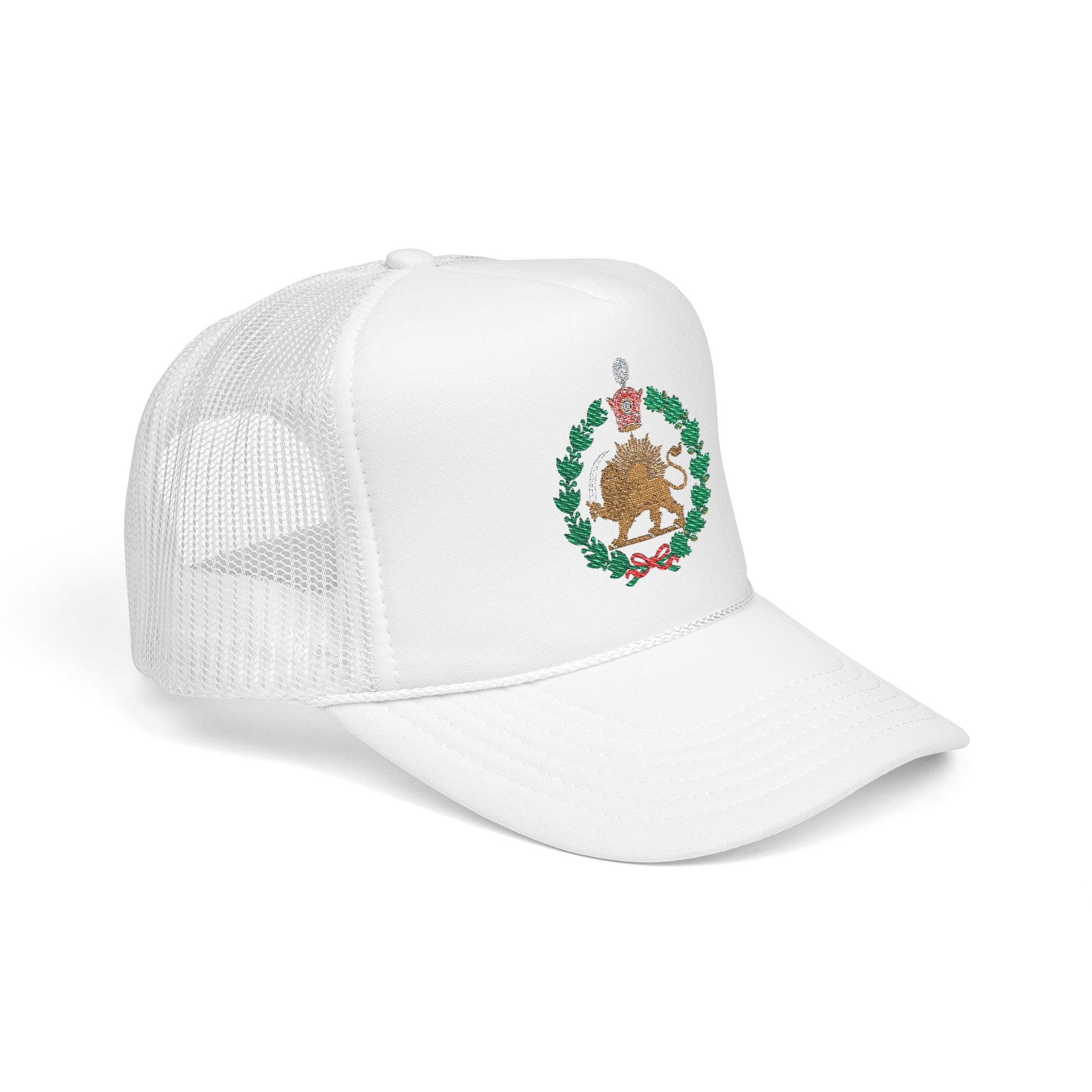 Detailed Lion and Sun Imperial Embroidered Hat