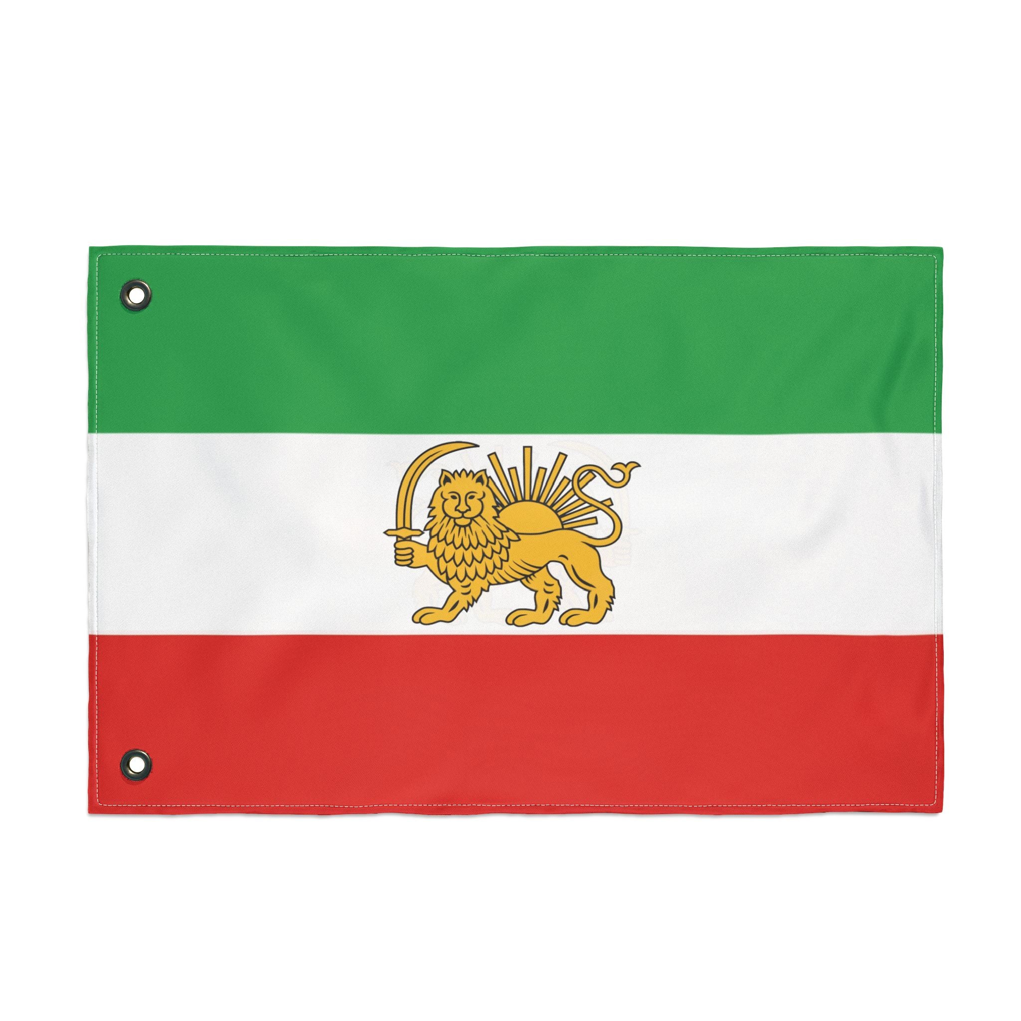 Iran Lion and Sun Large Outdoor Flag