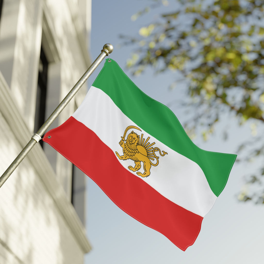 Iran Lion and Sun Large Outdoor Flag