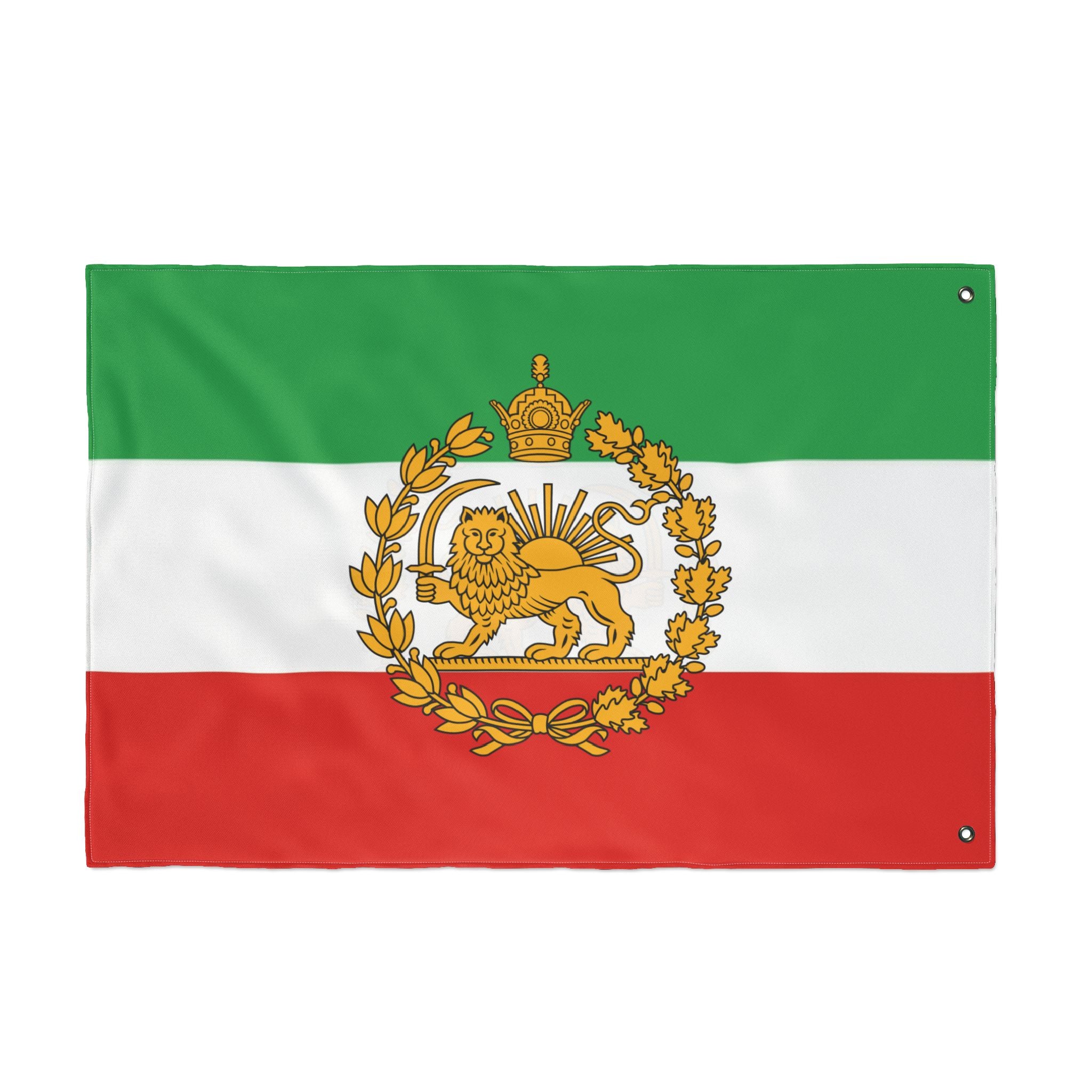 Modern Lion and Sun Imperial Large Flag