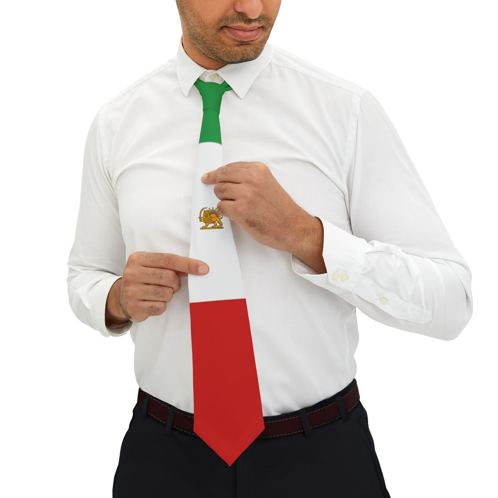 Iran Lion and Sun Flag Necktie