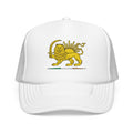 Lion and Sun Embroidered Trucker Hat