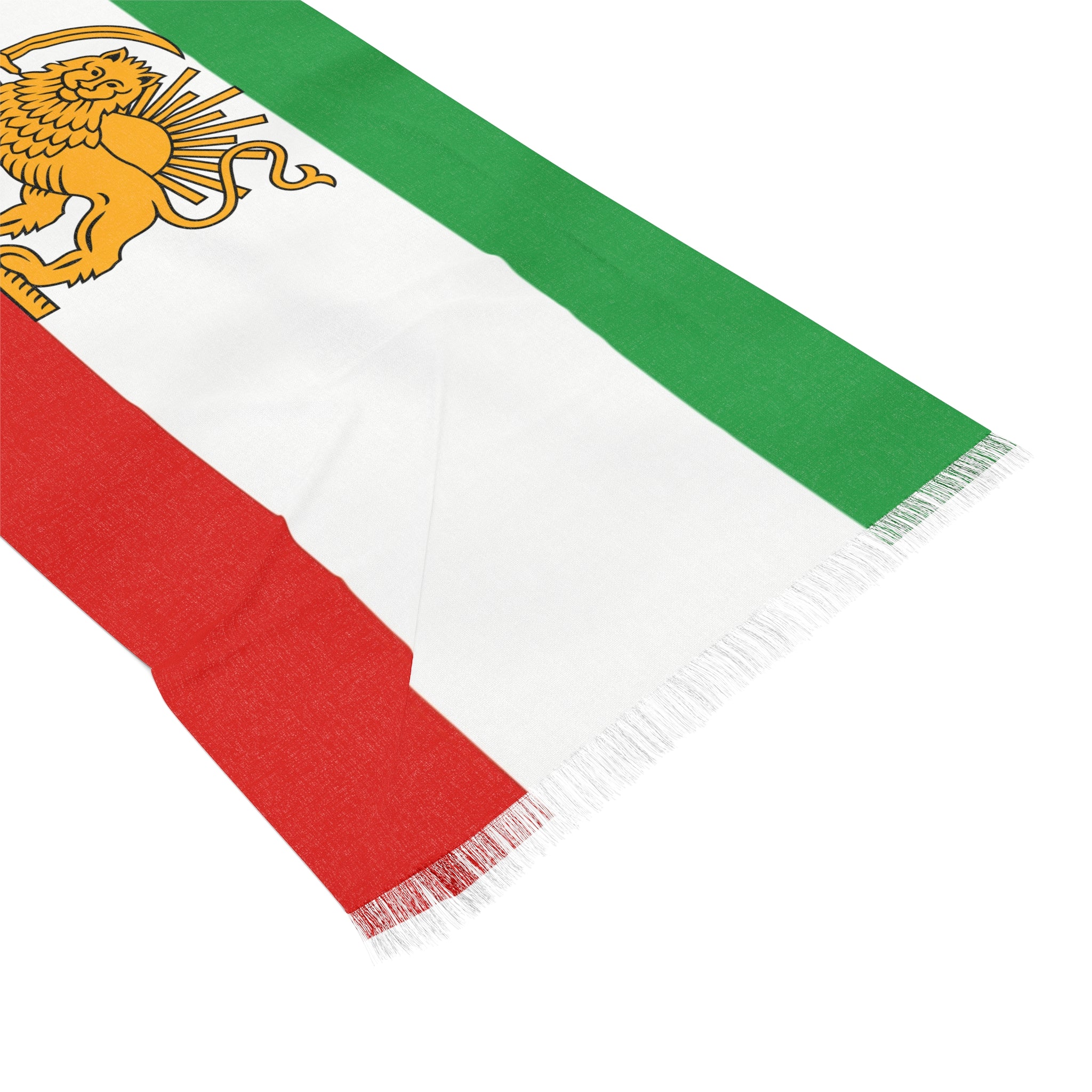 Iran Lion and Sun Flag Scarf
