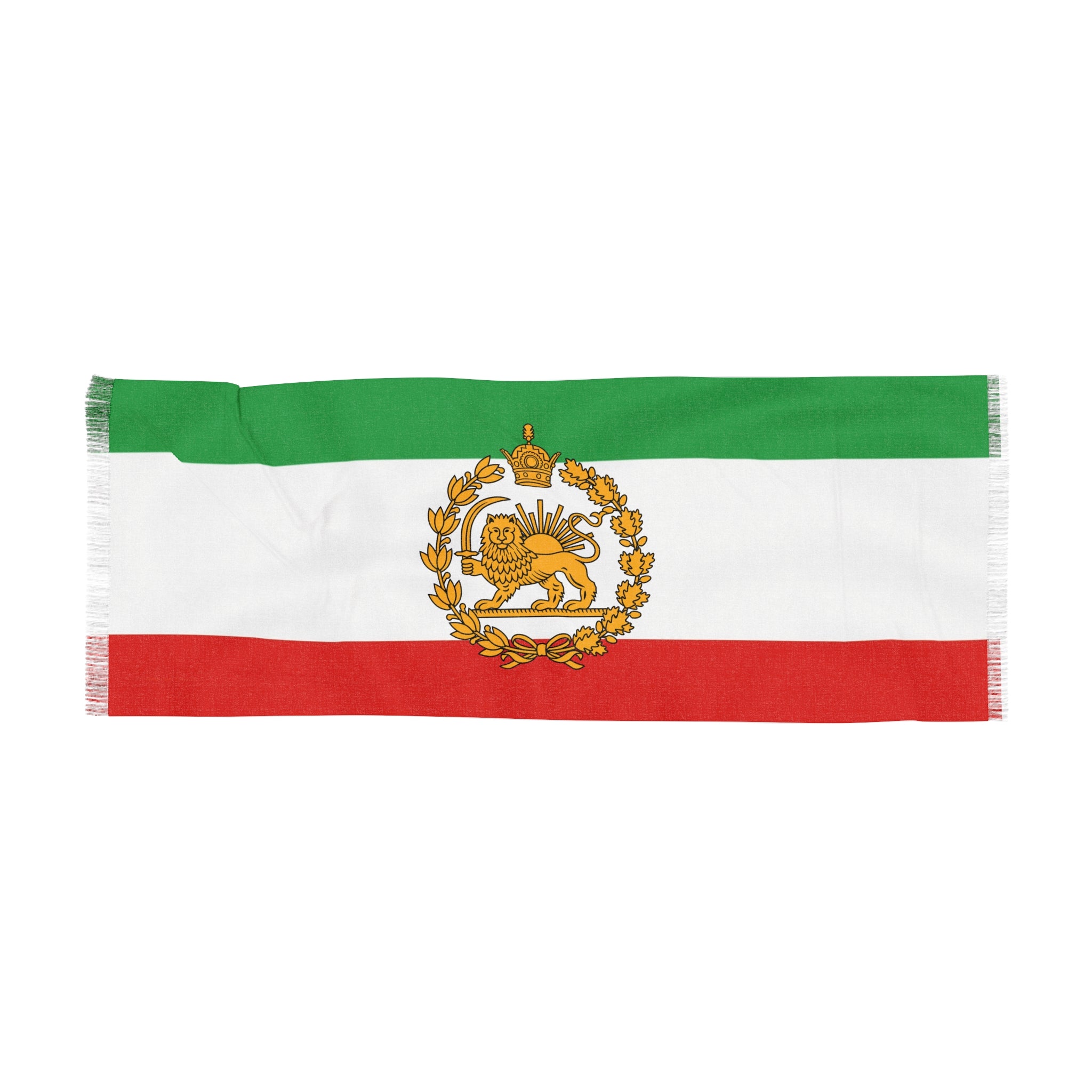 Iran Lion and Sun Monarchy Flag Scarf
