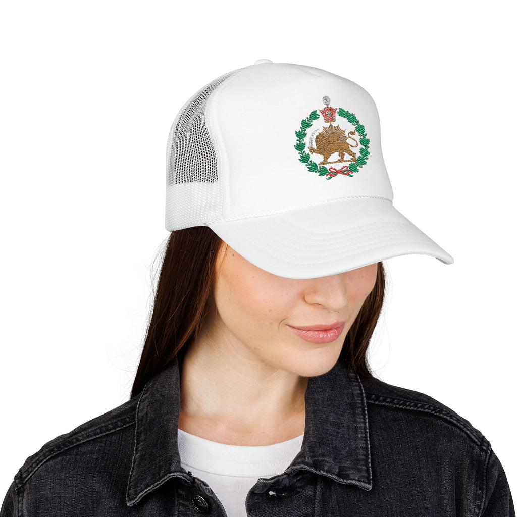 Detailed Lion and Sun Imperial Embroidered Hat